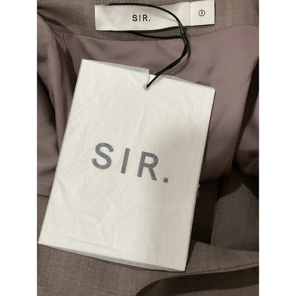 SIR. Leonardo Button Down Bodice Top in taupe 3/L New as-is Womens Sleeveless - Picture 8 of 13